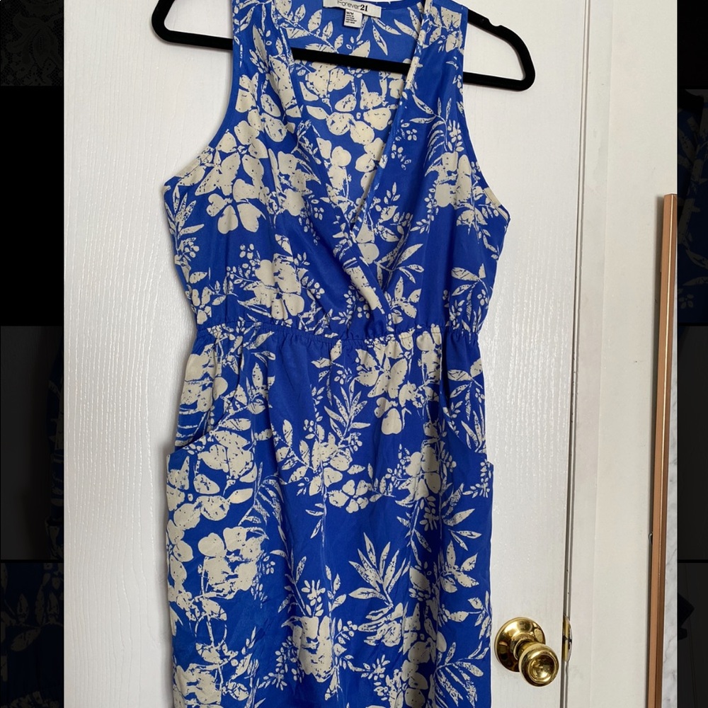 Blue Floral Dress